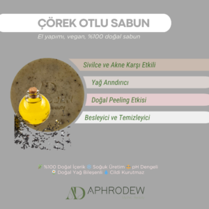 PR-APH-N-805 Çörek Otlu Doğal Vegan Sabun 1