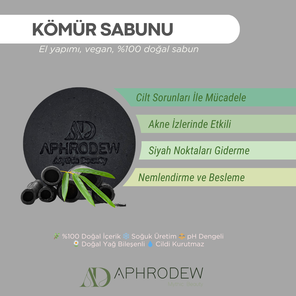 PR-APH-N-808 Aktif Karbonlu Kömür Doğal Vegan Sabun (2)