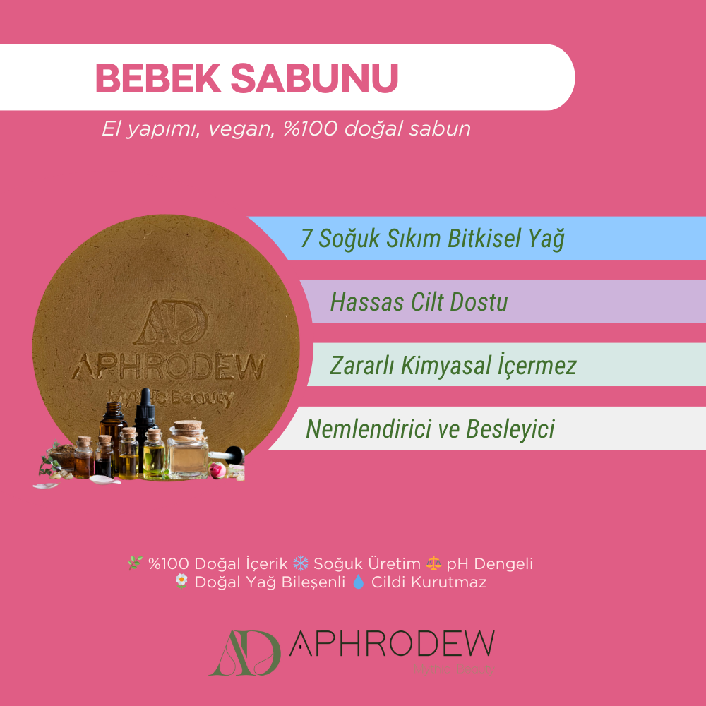 PR-APH-N-810 Bebek & Çocuk Doğal Vegan Sabunu 3