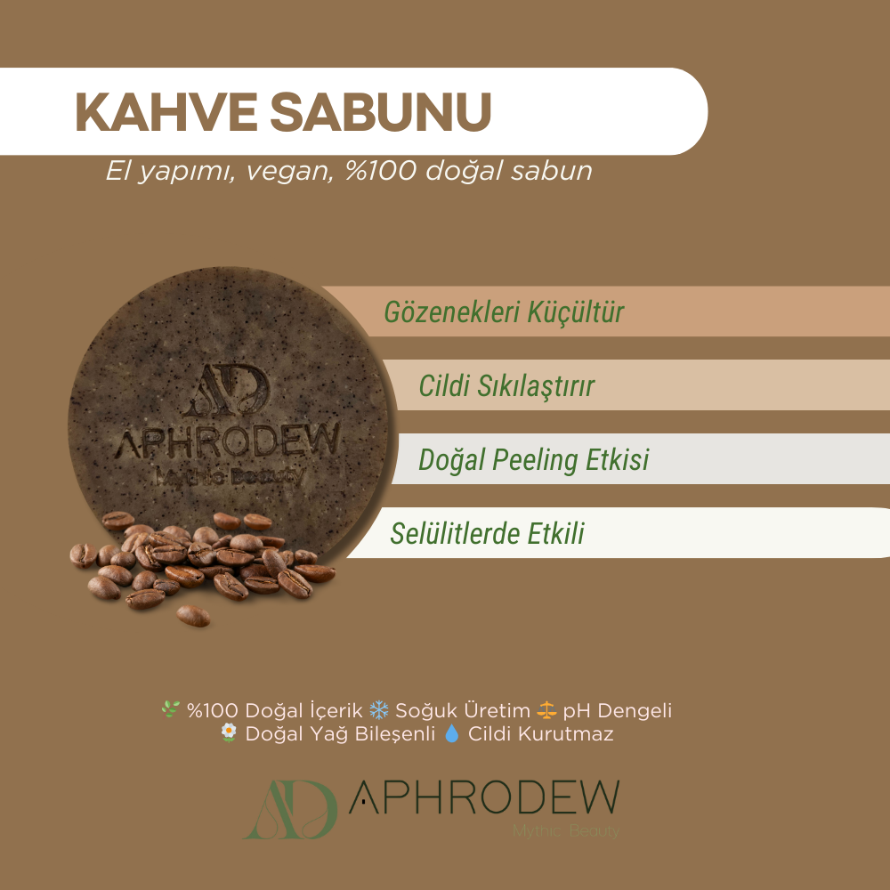 PR-APH-N-814 Kahve Doğal Vegan Sabun 2