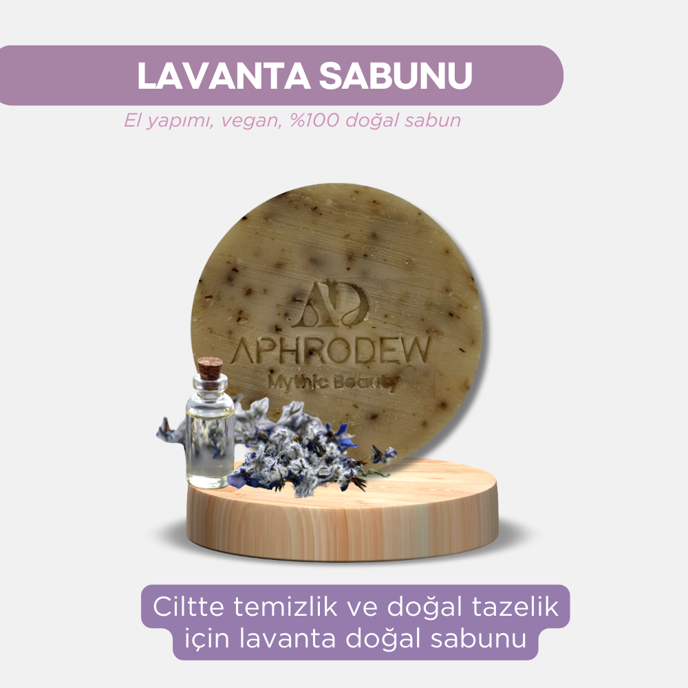 PR-APH-N-818 Lavanta Aroma Terapi Doğal Vegan Sabun 1